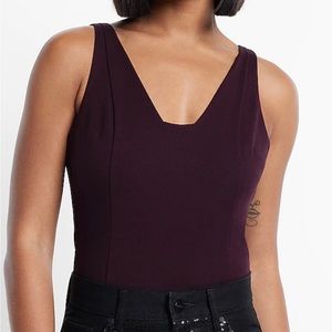 NWT Express Fitted V-Neck Ponte Tank